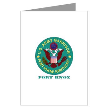 FK - M01 - 02 - Fort Knox with Text - Greeting Cards (Pk of 10)