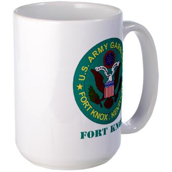 FK - M01 - 03 - Fort Knox with Text - Large Mug