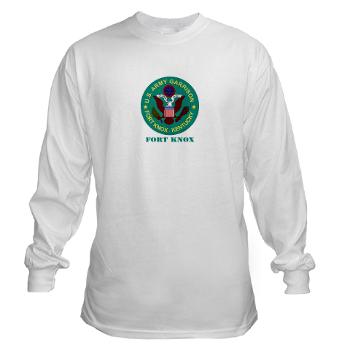 FK - A01 - 03 - Fort Knox with Text - Long Sleeve T-Shirt