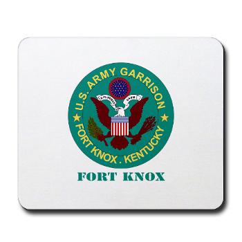 FK - M01 - 03 - Fort Knox with Text - Mousepad