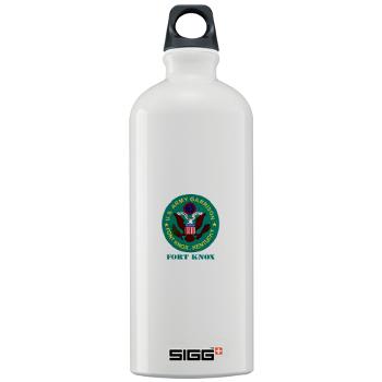 FK - M01 - 03 - Fort Knox with Text - Sigg Water Bottle 1.0L