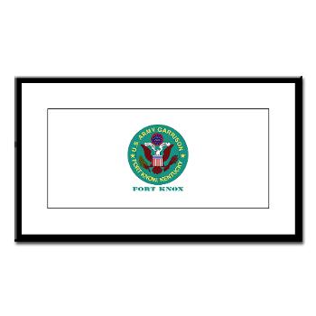 FK - M01 - 02 - Fort Knox with Text - Small Framed Print