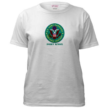 FK - A01 - 04 - Fort Knox with Text - Women's T-Shirt