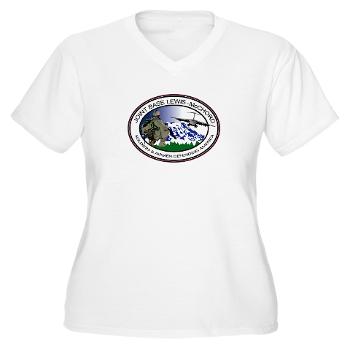 FL - A01 - 04 - Fort Lewis - Women's V-Neck T-Shirt