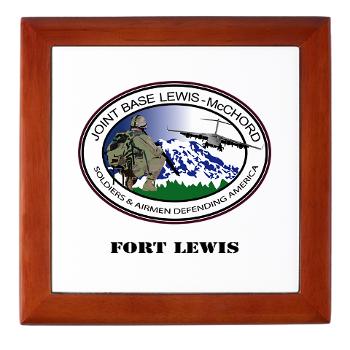 FL - M01 - 03 - Fort Lewis with Text - Keepsake Box