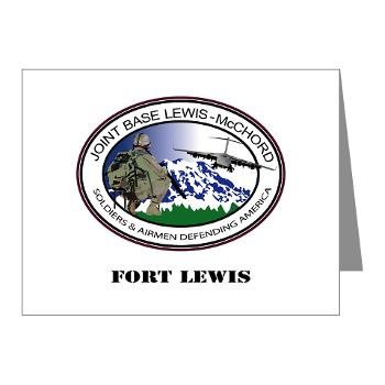 FL - M01 - 02 - Fort Lewis with Text - Note Cards (Pk of 20) - Click Image to Close