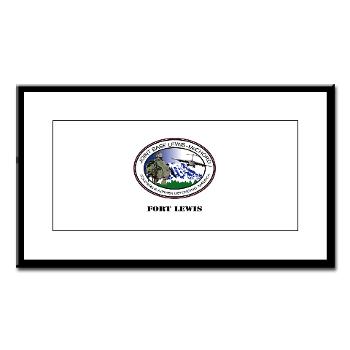 FL - M01 - 02 - Fort Lewis with Text - Small Framed Print