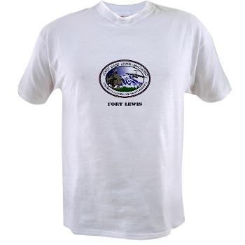 FL - A01 - 04 - Fort Lewis with Text - Value T-shirt