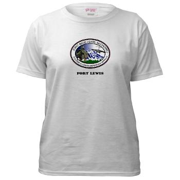 FL - A01 - 04 - Fort Lewis with Text - Women's T-Shirt