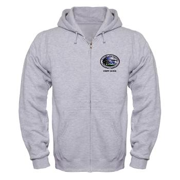 FL - A01 - 03 - Fort Lewis with Text - Zip Hoodie