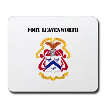 FLeavenworth - M01 - 03 - Fort Leavenworth with Text - Mousepad