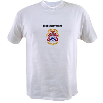 FLeavenworth - A01 - 04 - Fort Leavenworth with Text - Value T-shirt