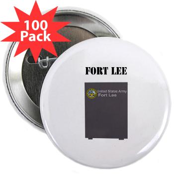 FLee - M01 - 01 - Fort Lee with Text - 2.25" Button (100 pack)