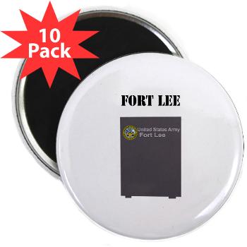 FLee - M01 - 01 - Fort Lee with Text - 2.25" Magnet (10 pack)