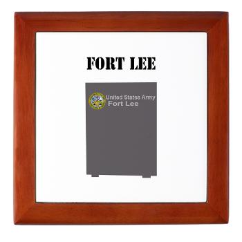 FLee - M01 - 03 - Fort Lee with Text - Keepsake Box