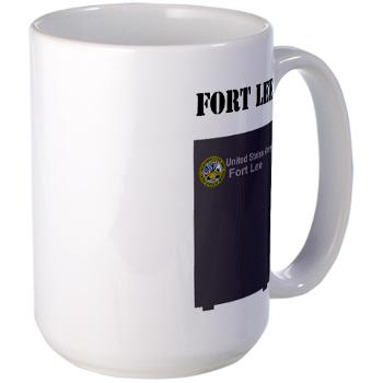 FLee - M01 - 03 - Fort Lee with Text - Large Mug