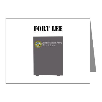 FLee - M01 - 02 - Fort Lee with Text - Note Cards (Pk of 20)