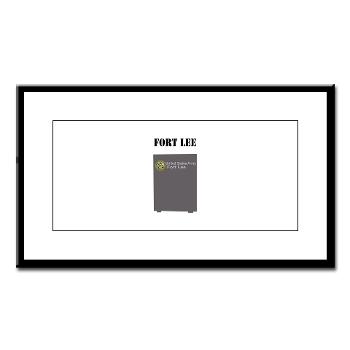 FLee - M01 - 02 - Fort Lee with Text - Small Framed Print