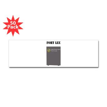 FLee - M01 - 01 - Fort Lee with Text - Sticker (Bumper 50 pk)