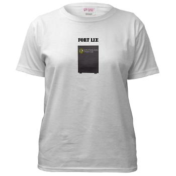 FLee - A01 - 04 - Fort Lee with Text - Women's T-Shirt