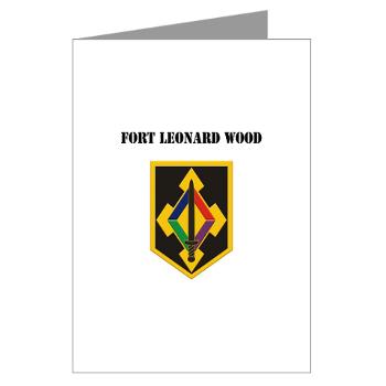 FLeonardWood - M01 - 02 - Fort Leonard Wood with Text - Greeting Cards (Pk of 10) - Click Image to Close