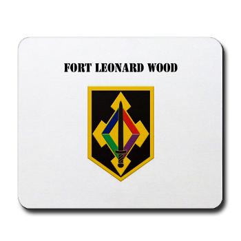 FLeonardWood - M01 - 03 - Fort Leonard Wood with Text - Mousepad