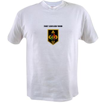 FLeonardWood - A01 - 04 - Fort Leonard Wood with Text - Value T-shirt