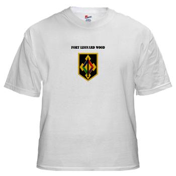 FLeonardWood - A01 - 04 - Fort Leonard Wood with Text - White t-Shirt - Click Image to Close