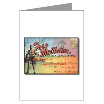 FMcClellan - M01 - 02 - Fort McClellan - Greeting Cards (Pk of 20)