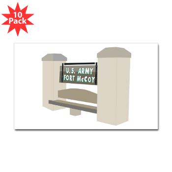 FMcCoy - M01 - 01 - Fort McCoy - Sticker (Rectangle 10 pk)
