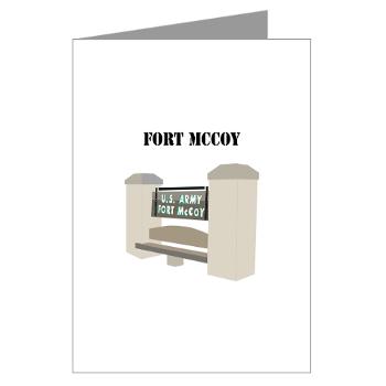 FMcCoy - M01 - 02 - Fort McCoy with Text - Greeting Cards (Pk of 20)