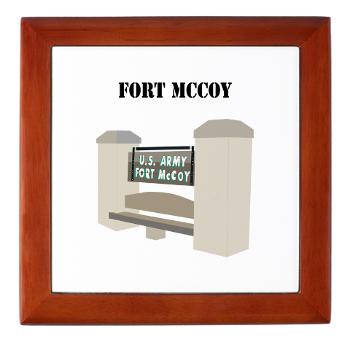 FMcCoy - M01 - 03 - Fort McCoy with Text - Keepsake Box
