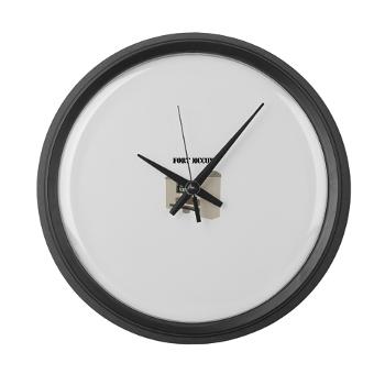 FMcCoy - M01 - 03 - Fort McCoy with Text - Large Wall Clock