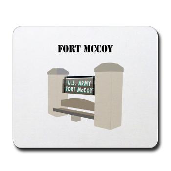 FMcCoy - M01 - 03 - Fort McCoy with Text - Mousepad