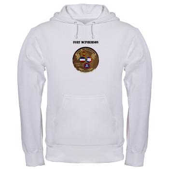 FMcPherson - A01 - 03 - Fort McPherson with Text - Hooded Sweatshirt
