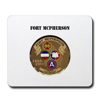 FMcPherson - M01 - 03 - Fort McPherson with Text - Mousepad