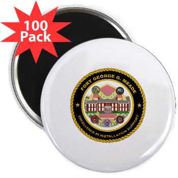 FMeade - M01 - 01 - Fort Meade - 2.25" Magnet (100 pack) - Click Image to Close