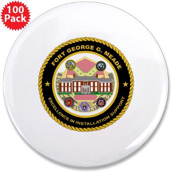 FMeade - M01 - 01 - Fort Meade - 3.5" Button (100 pack) - Click Image to Close