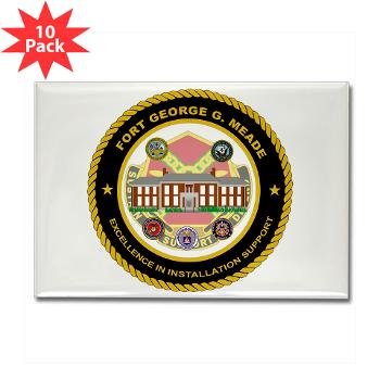 FMeade - M01 - 01 - Fort Meade - Rectangle Magnet (10 pack) - Click Image to Close