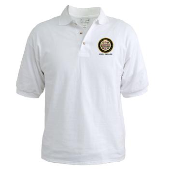 FMeade - A01 - 04 - Fort Meade with Text - Golf Shirt