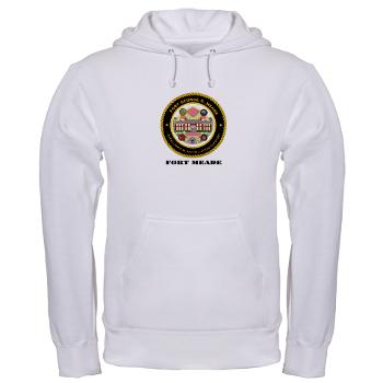 FMeade - A01 - 03 - Fort Meade with Text - Hooded Sweatshirt