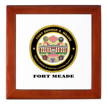 FMeade - M01 - 03 - Fort Meade with Text - Keepsake Box