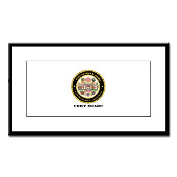 FMeade - M01 - 02 - Fort Meade with Text - Small Framed Print
