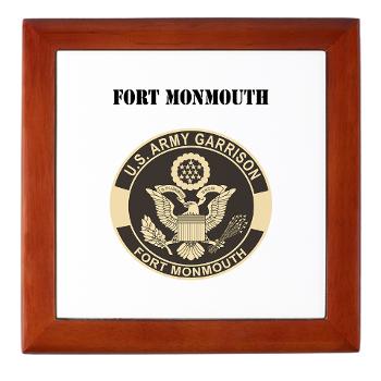 FMonmouth - M01 - 03 - Fort Monmouth with Text - Keepsake Box