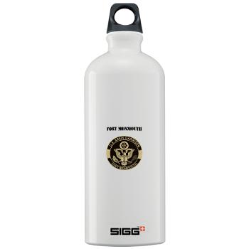 FMonmouth - M01 - 03 - Fort Monmouth with Text - Sigg Water Bottle 1.0L