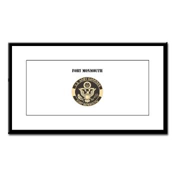 FMonmouth - M01 - 02 - Fort Monmouth with Text - Small Framed Print