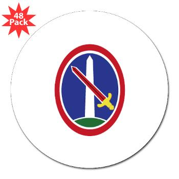 FMyer - M01 - 01 - Fort Myer - 3"Lapel Sticker (48 pk) - Click Image to Close