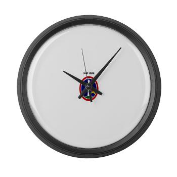 FMyer - M01 - 03 - Fort Myer with Text - Large Wall Clock