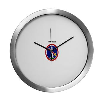 FMyer - M01 - 03 - Fort Myer with Text - Modern Wall Clock