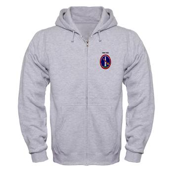 FMyer - A01 - 03 - Fort Myer with Text - Zip Hoodie